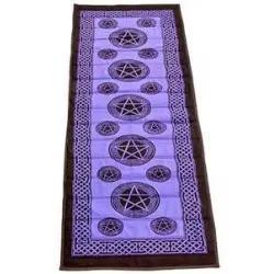 Pentacle Purple Cotton Yoga Mat