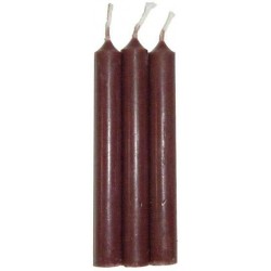 Brown Mini Taper Spell Candles