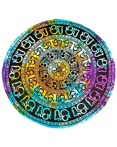 Om Chakra Round Table Cover