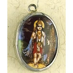 Krishna The Wanderer Hindu Ceramic Necklace