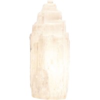 Selenite Natural Shape Small Electric Lamp