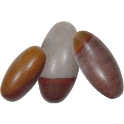 Shiva Lingam Stone - Set of 6 1.5 Inch Sacred Stones